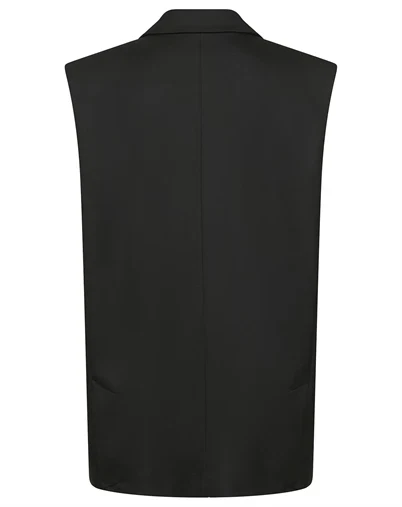 Gestuz - GZPaula Long Vest - Black